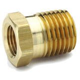 Female Pipe to Male Pipe - Bushing - Brass Pipe Fittings